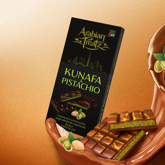 Arabian Treatz Kunafa & Pistachio Chocolate 100gm