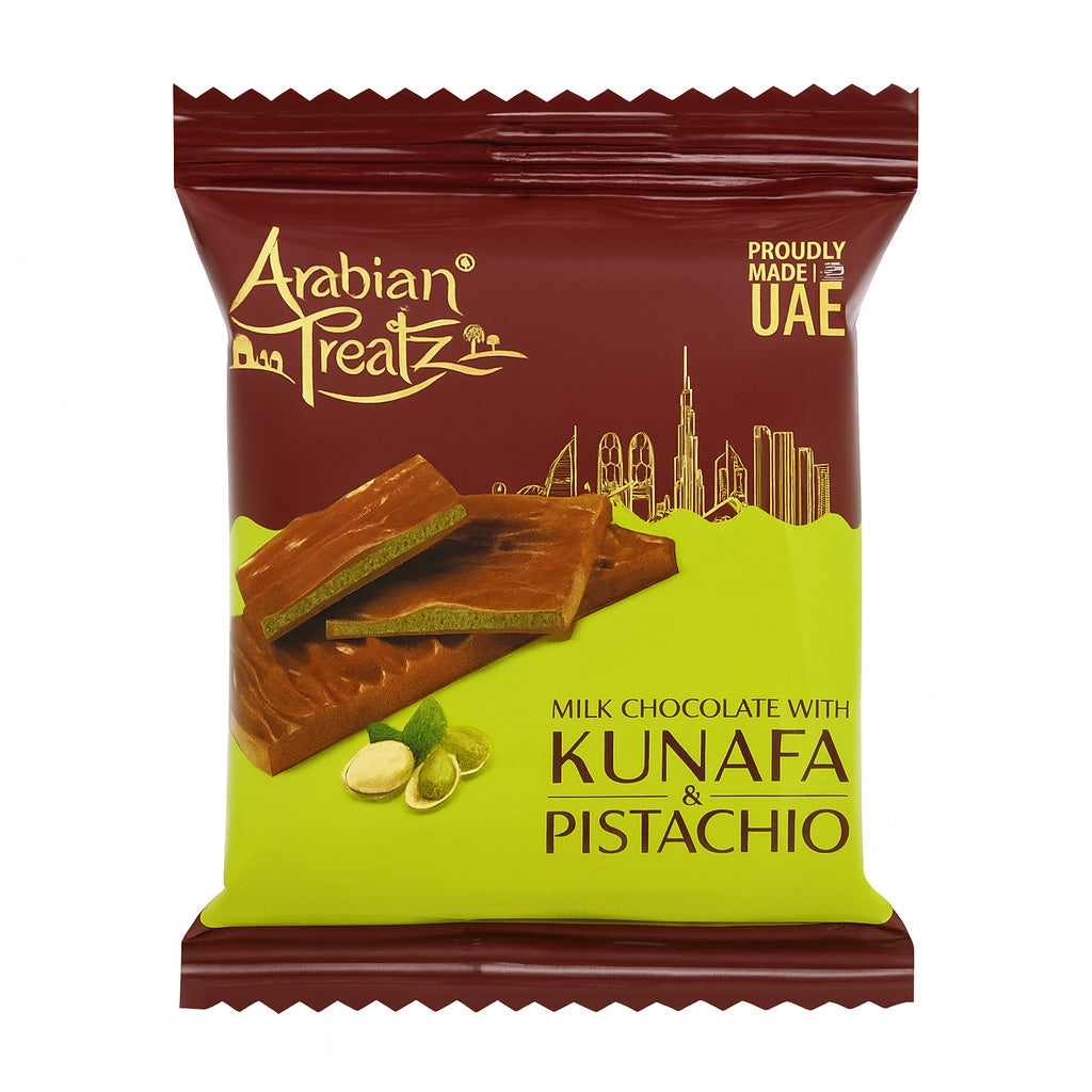 Kunafa Pistachio Milk Chocolate