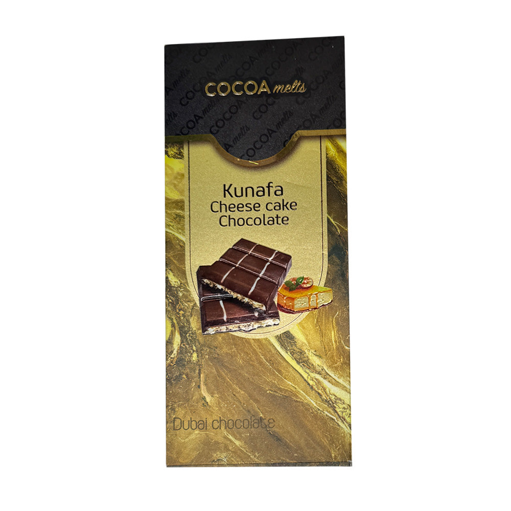 Cocoa Melts Kunafa Cheese cake chocolate 160g